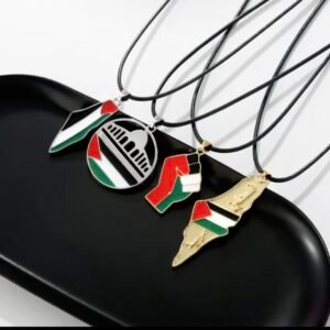 necklace symbolizing palestinian identity